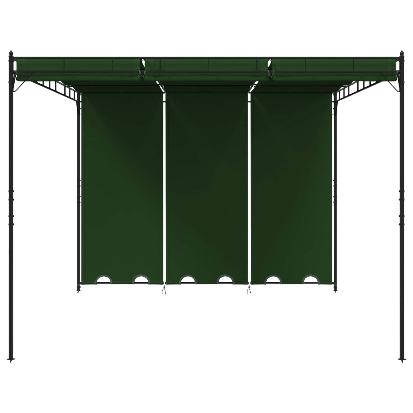 Cenador 4 X 3 X 2,3 M Poliéster Y Acero