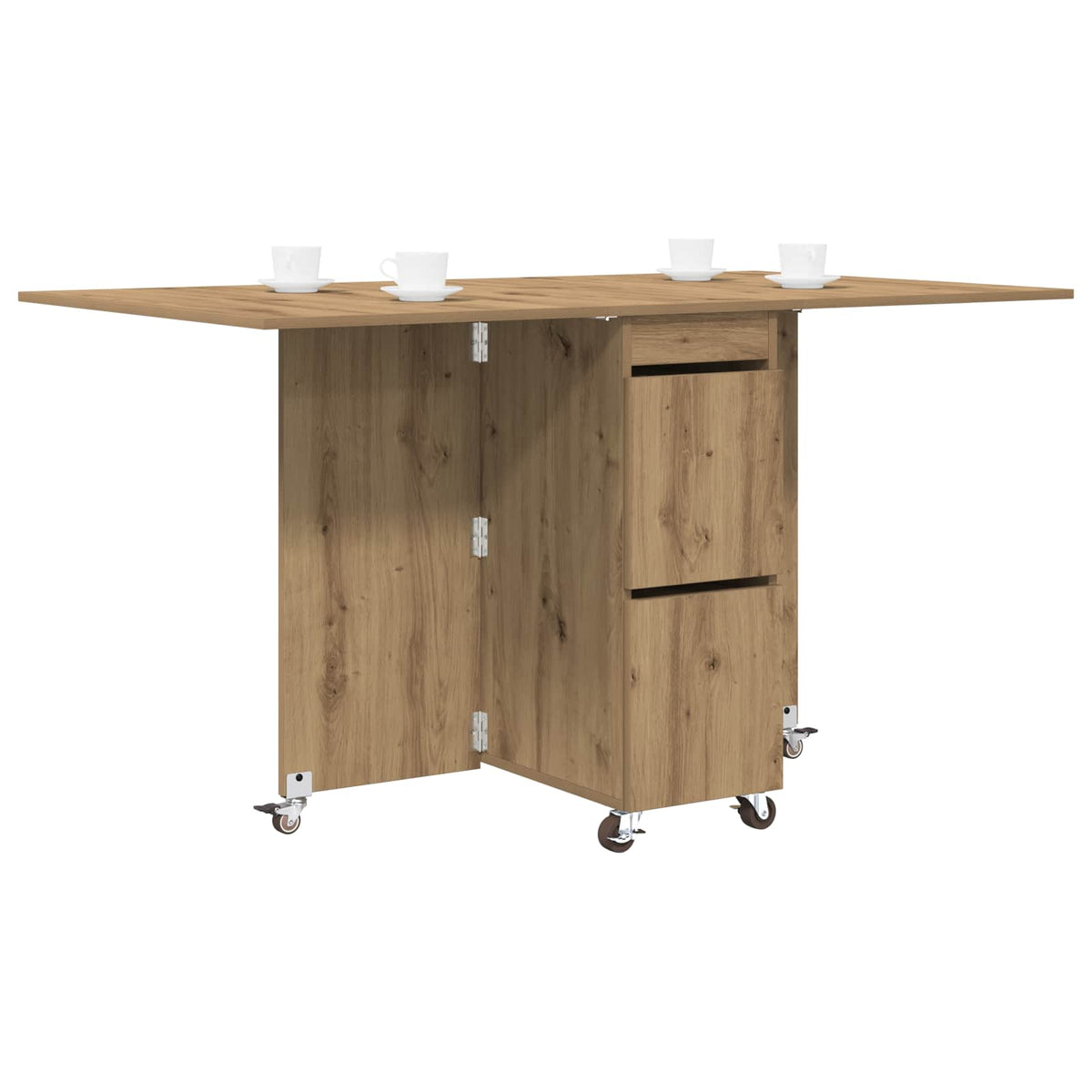 Mesa De Comedor 140 X 80 X 77 Cm Madera De Ingeniería