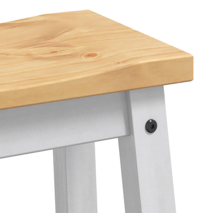 Taburete De Bar 2 Uds. 44 X 30 X 63 Cm