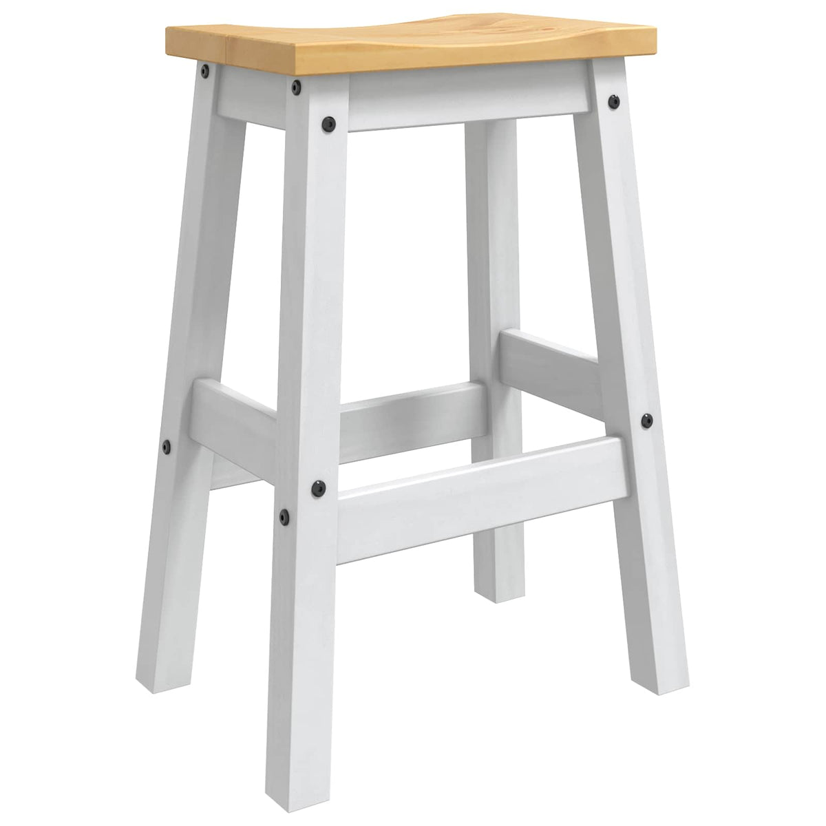 Taburete De Bar 2 Uds. 44 X 30 X 63 Cm