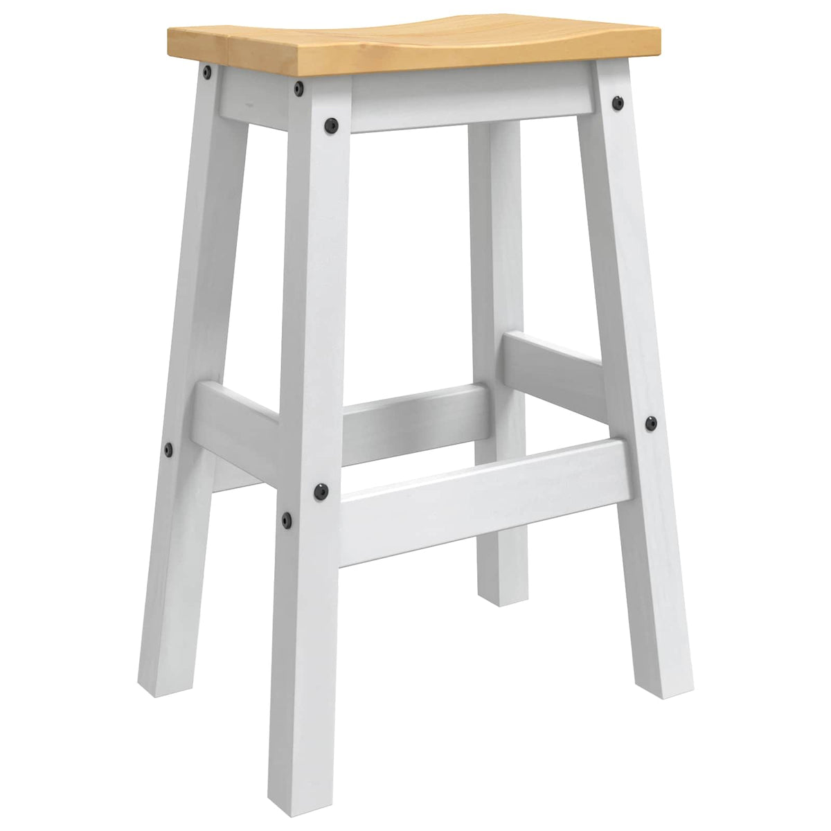 Taburete De Bar 2 Uds. 44 X 30 X 63 Cm