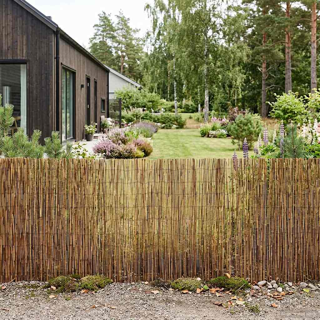 Valla De Jardín Carbonizado