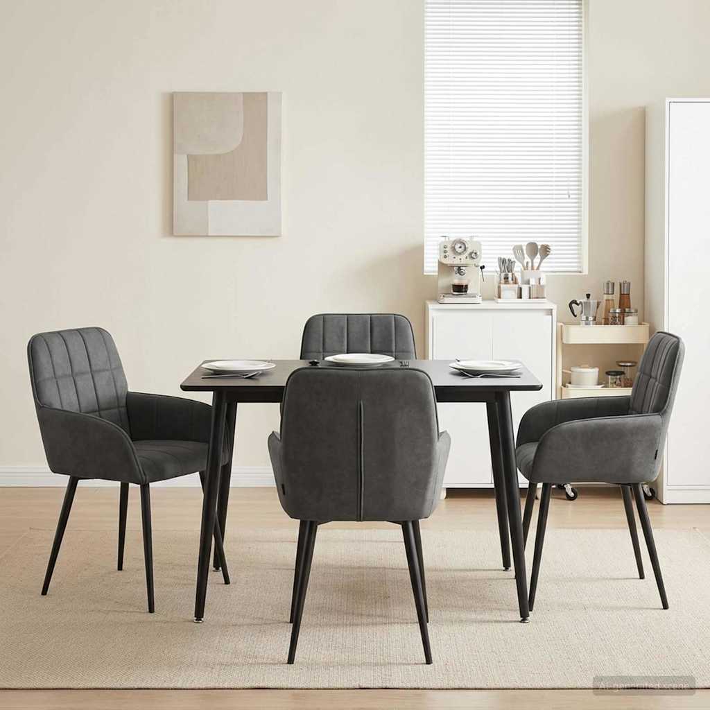 Sillas De Comedor 2 Uds. Terciopelo 56.5 X 50 X 85 Cm