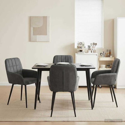 Sillas De Comedor 2 Uds. Terciopelo 56.5 X 50 X 85 Cm