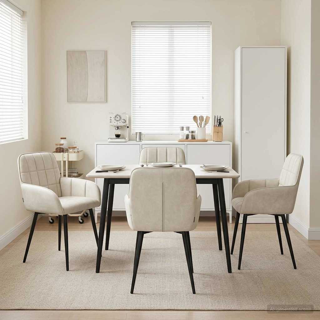 Sillas De Comedor 2 Uds. Terciopelo 56.5 X 50 X 85 Cm