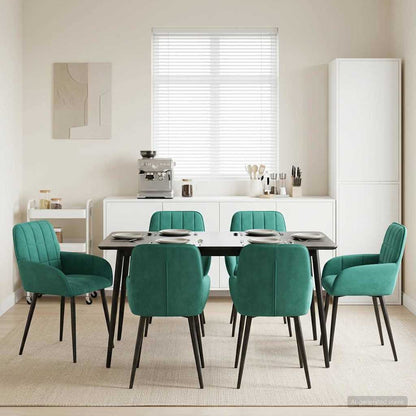 Sillas De Comedor 2 Uds. Terciopelo 56.5 X 50 X 85 Cm