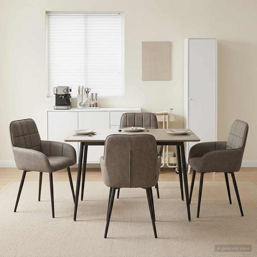 Sillas De Comedor 2 Uds. Cuero Sintético