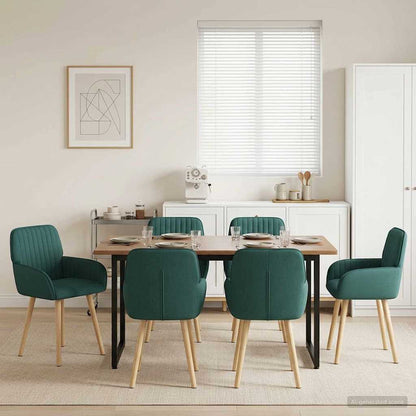 Sillas De Comedor 2 Uds. Tela 56,5 X 50 X 87,5 Cm