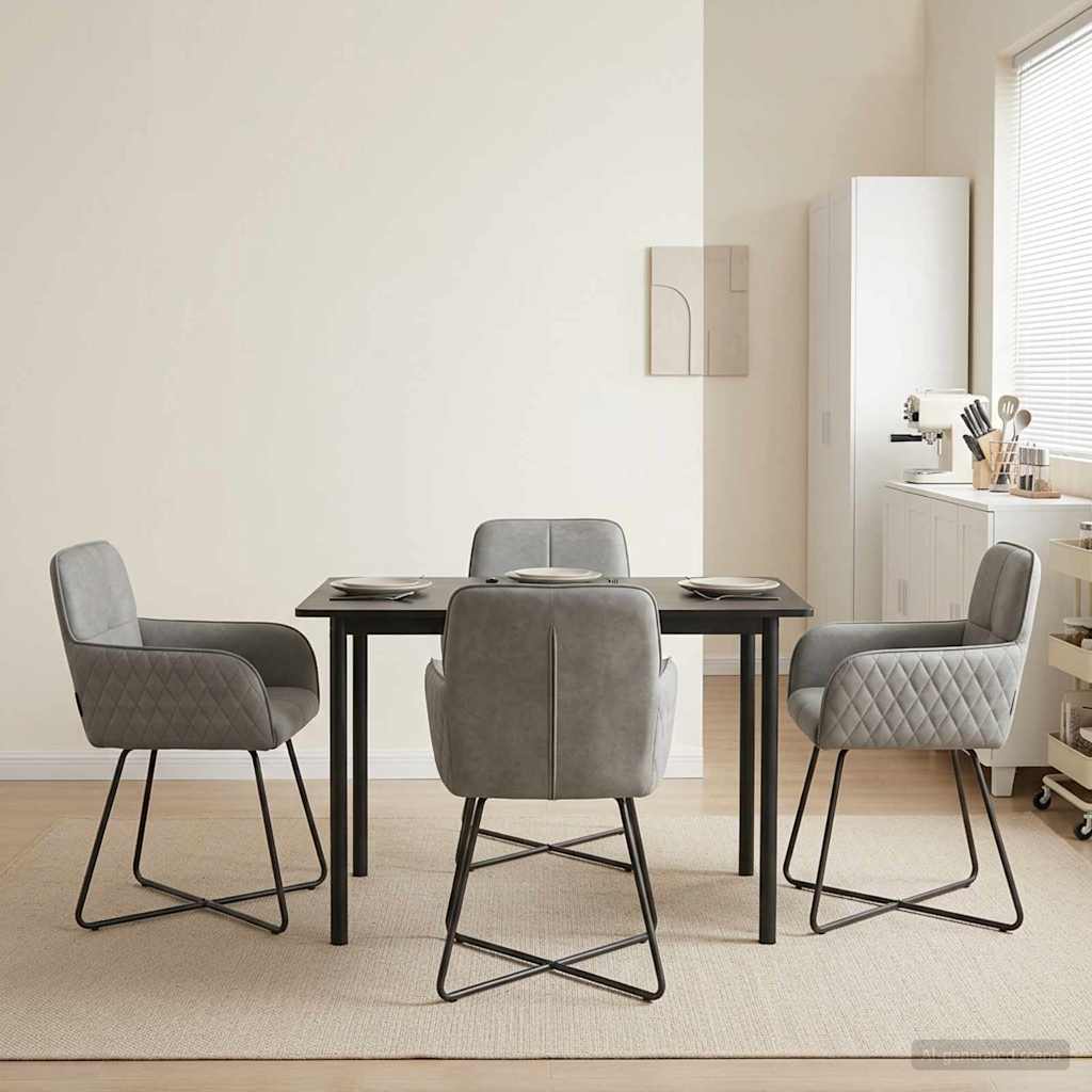 Sillas De Comedor 2 Uds. Terciopelo 59 X 56,5 X 86 Cm