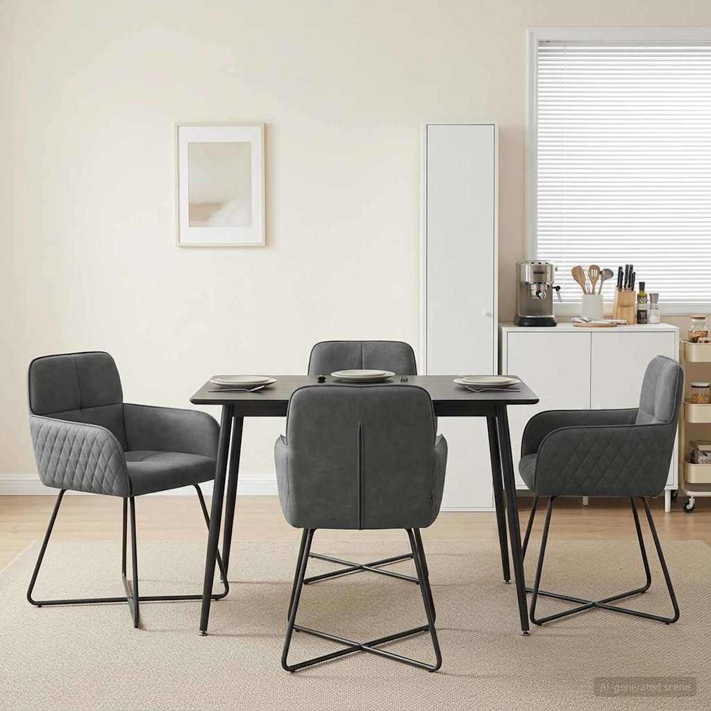 Sillas De Comedor 2 Uds. Terciopelo 59 X 56,5 X 86 Cm