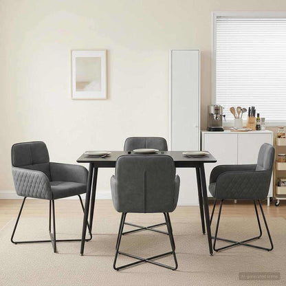 Sillas De Comedor 2 Uds. Terciopelo 59 X 56,5 X 86 Cm