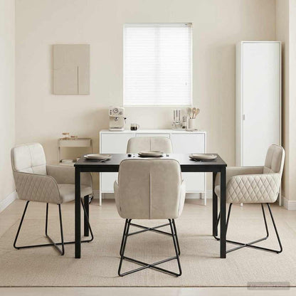 Sillas De Comedor 2 Uds. Terciopelo 59 X 56,5 X 86 Cm