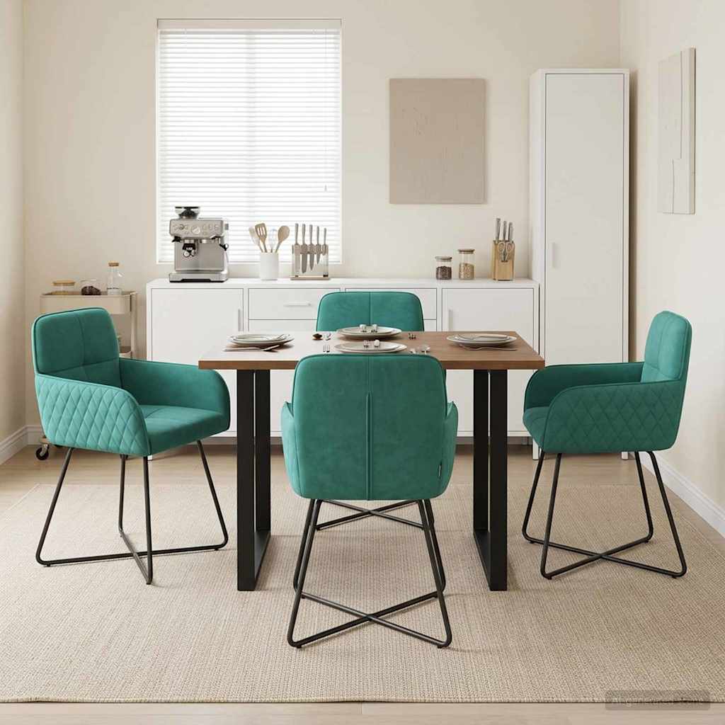 Sillas De Comedor 2 Uds. Terciopelo 59 X 56,5 X 86 Cm