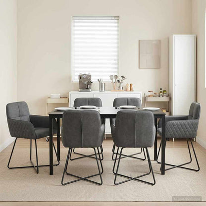 Sillas De Comedor 2 Uds. Terciopelo 59 X 56,5 X 86 Cm