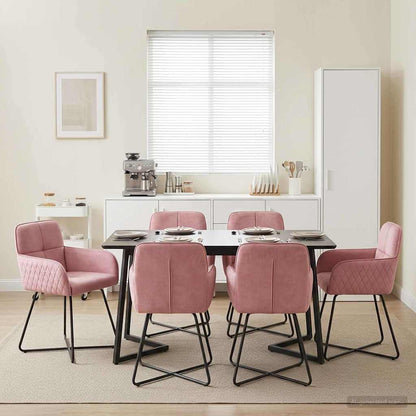 Sillas De Comedor 2 Uds. Terciopelo 59 X 56,5 X 86 Cm