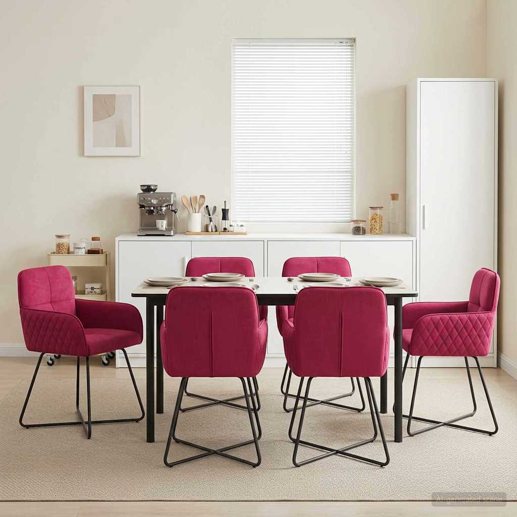 Sillas De Comedor 2 Uds. Terciopelo 59 X 56,5 X 86 Cm