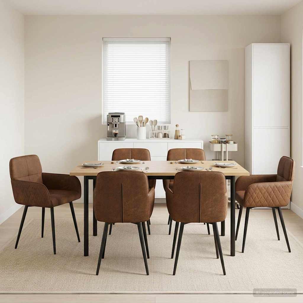 Sillas De Comedor 2 Uds. Cuero De Suede Sintético Verde Militar