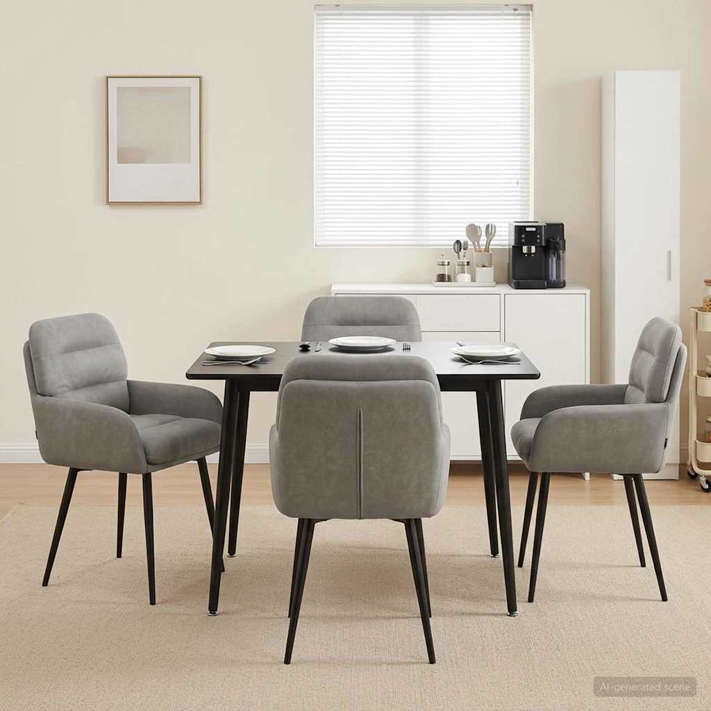 Sillas De Comedor 2 Uds. Terciopelo 59 X 59,5 X 90 Cm