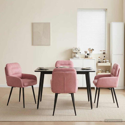 Sillas De Comedor 2 Uds. Terciopelo 59 X 59,5 X 90 Cm