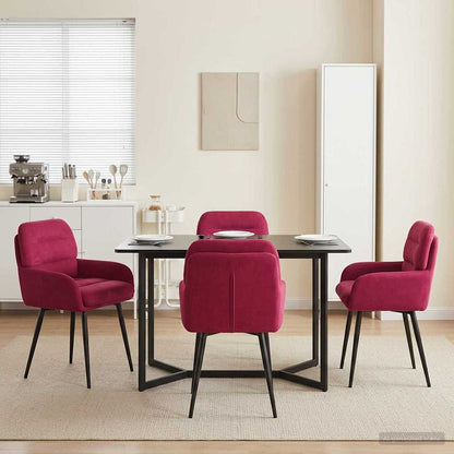 Sillas De Comedor 2 Uds. Terciopelo 59 X 59,5 X 90 Cm