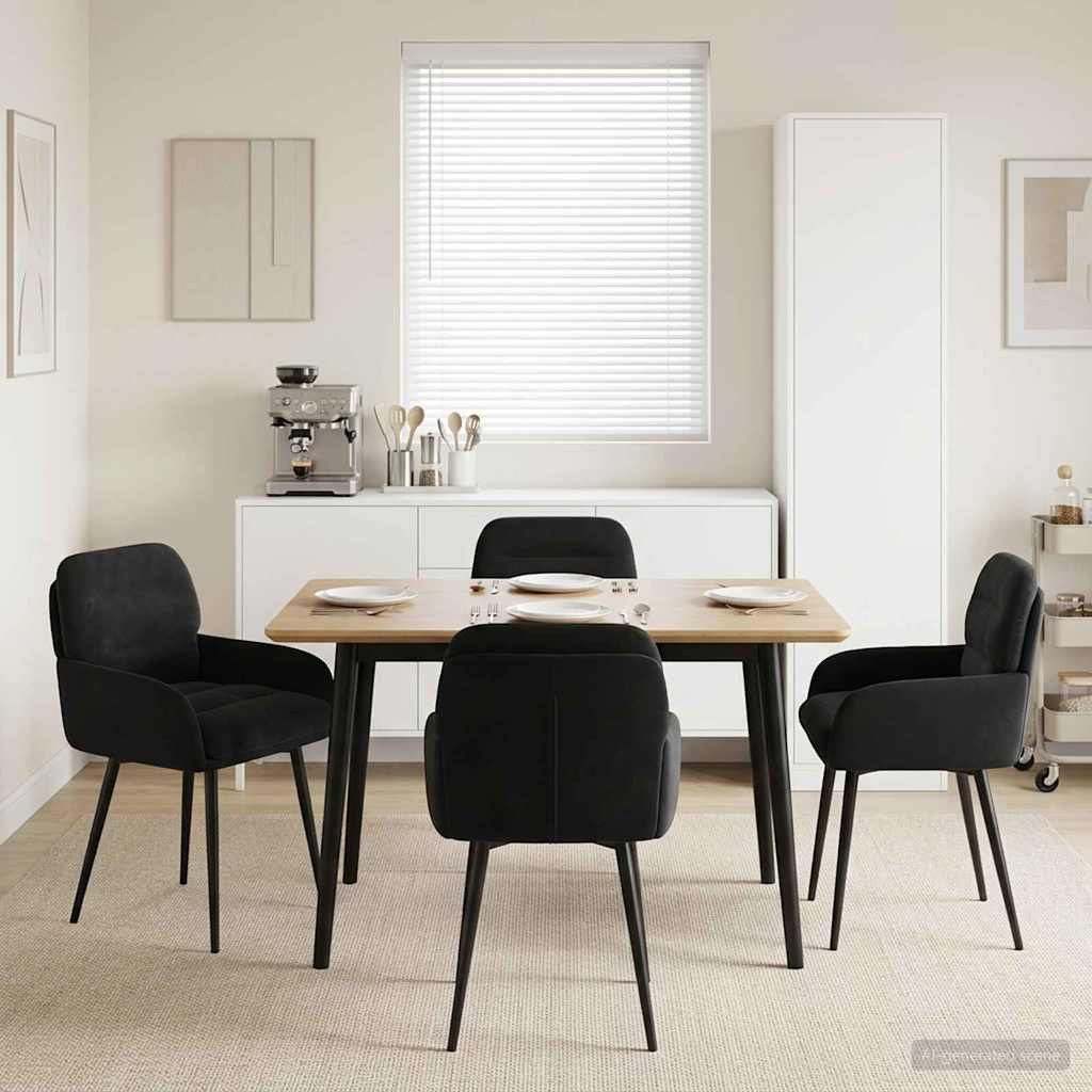 Sillas De Comedor 2 Uds. Terciopelo 59 X 59,5 X 90 Cm