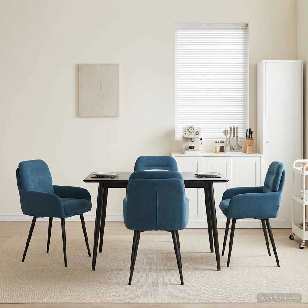 Sillas De Comedor 2 Uds. Terciopelo 59 X 59,5 X 90 Cm