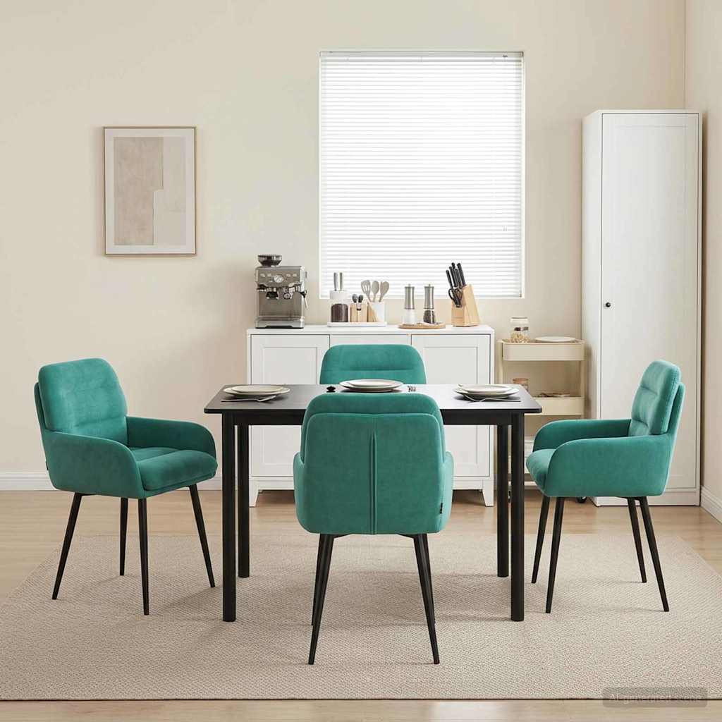 Sillas De Comedor 2 Uds. Terciopelo 59 X 59,5 X 90 Cm