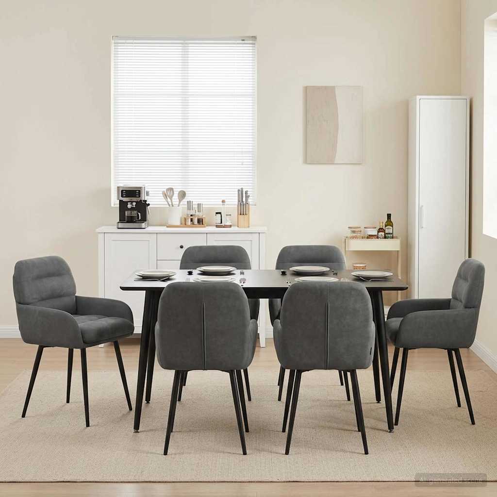 Sillas De Comedor 2 Uds. Terciopelo 59 X 59,5 X 90 Cm