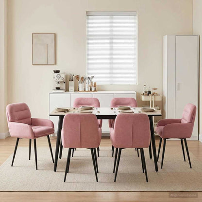 Sillas De Comedor 2 Uds. Terciopelo 59 X 59,5 X 90 Cm