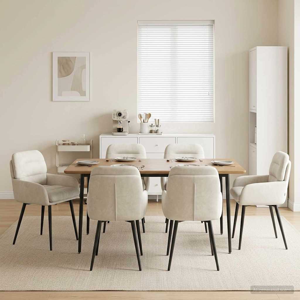 Sillas De Comedor 2 Uds. Terciopelo 59 X 59,5 X 90 Cm