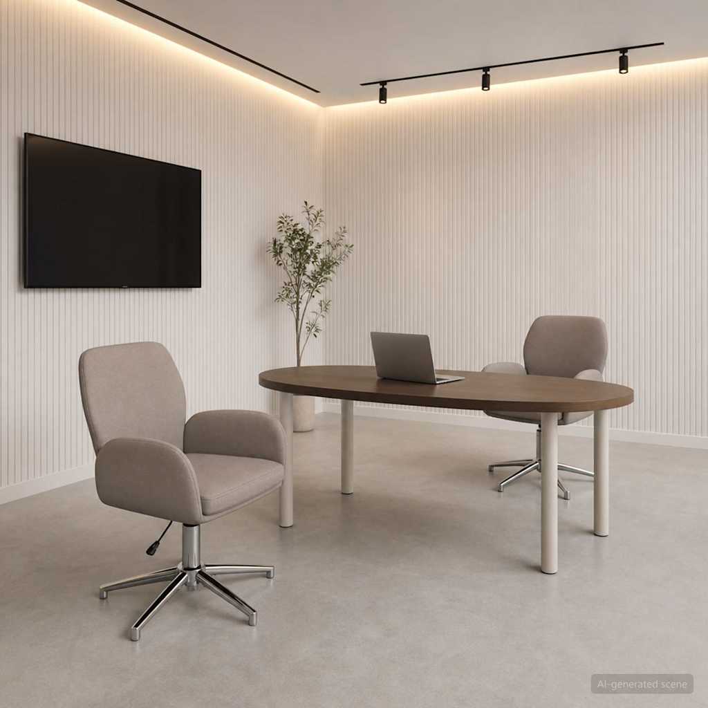 Sillas De Escritorio Giratorias 6 Uds. 54 X 58 X 90 Cm