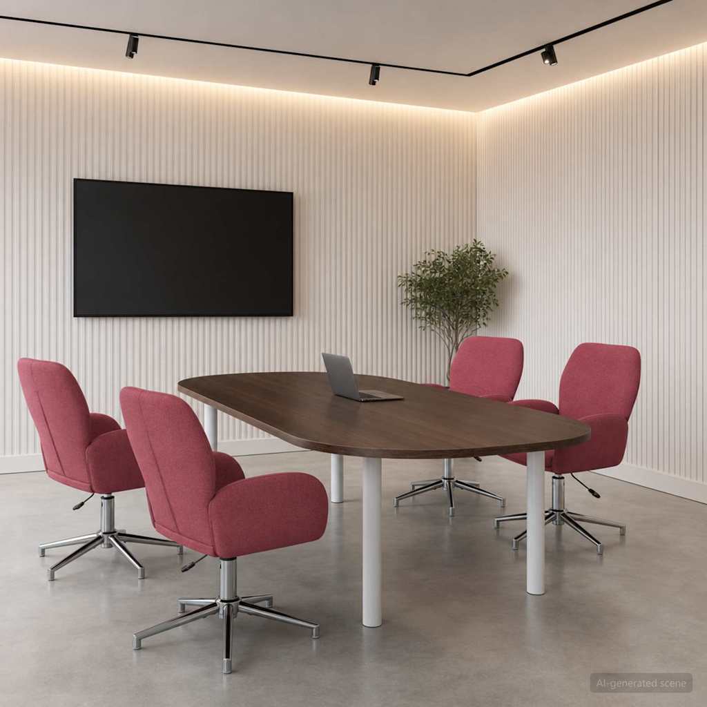 Sillas De Escritorio Giratorias 6 Uds. 54 X 58 X 90 Cm
