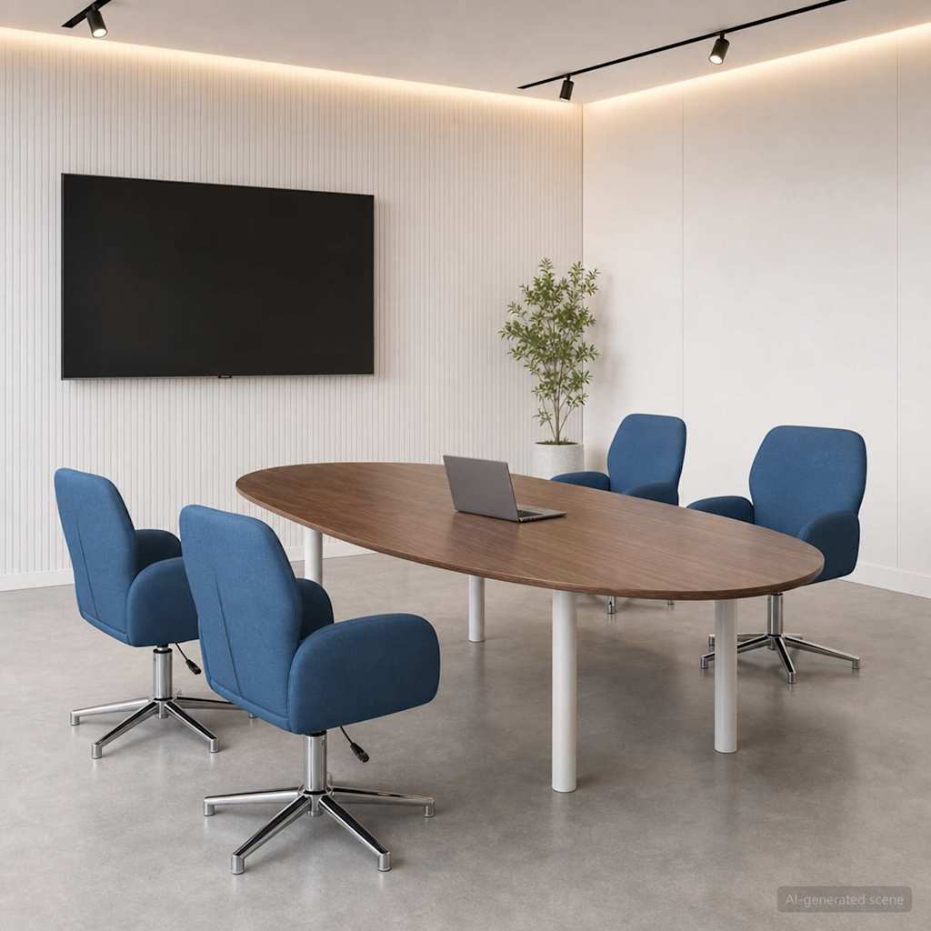 Sillas De Escritorio Giratorias 6 Uds. 54 X 58 X 90 Cm
