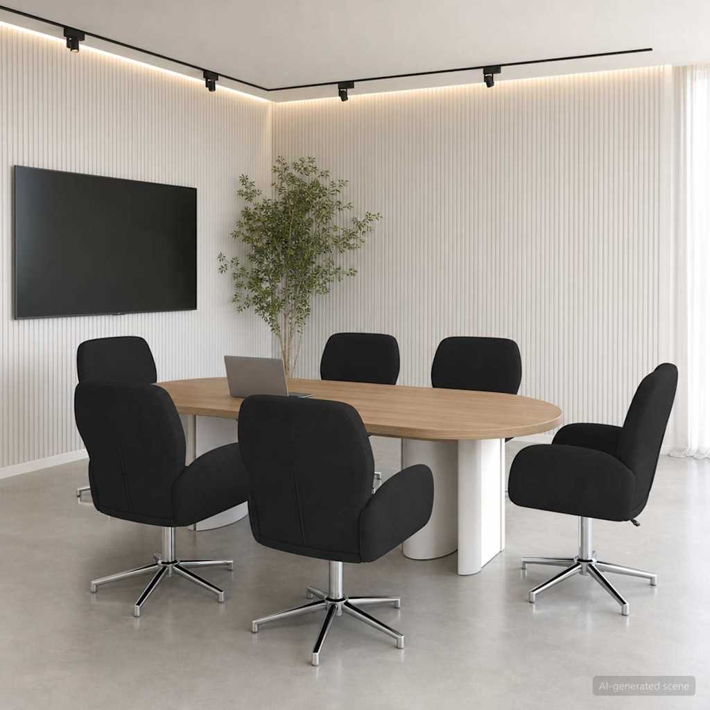 Sillas De Escritorio Giratorias 6 Uds. 54 X 58 X 90 Cm