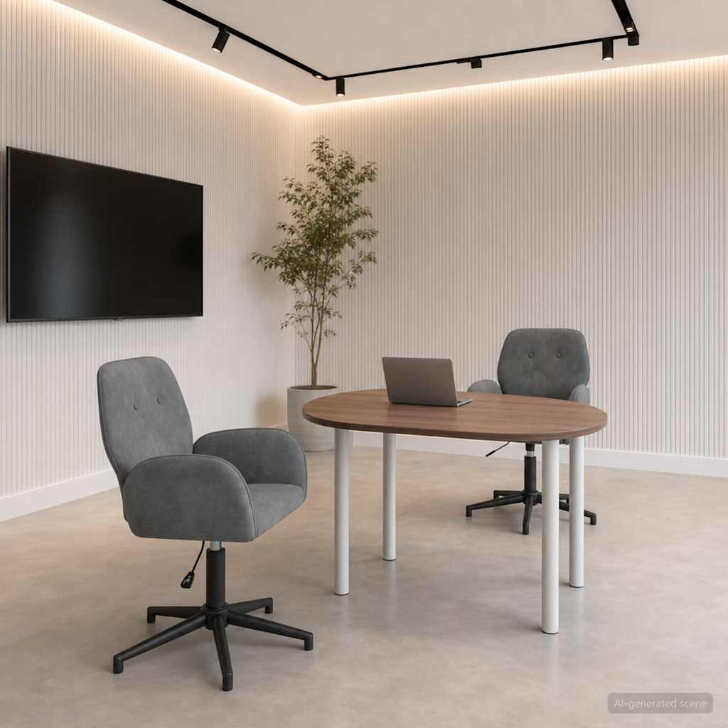 Sillas De Escritorio Giratorias 6 Uds. 54 X 55 X 90 Cm