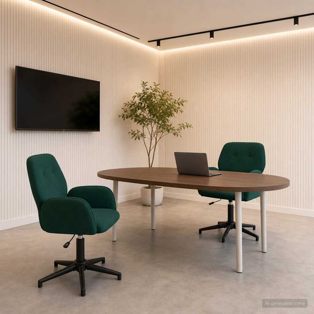 Sillas De Escritorio Giratorias 6 Uds. 54 X 55 X 90 Cm