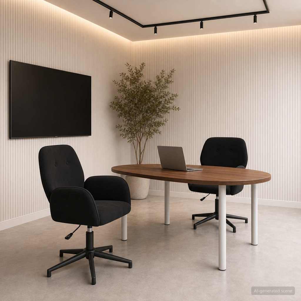 Sillas De Escritorio Giratorias 6 Uds. 54 X 55 X 90 Cm