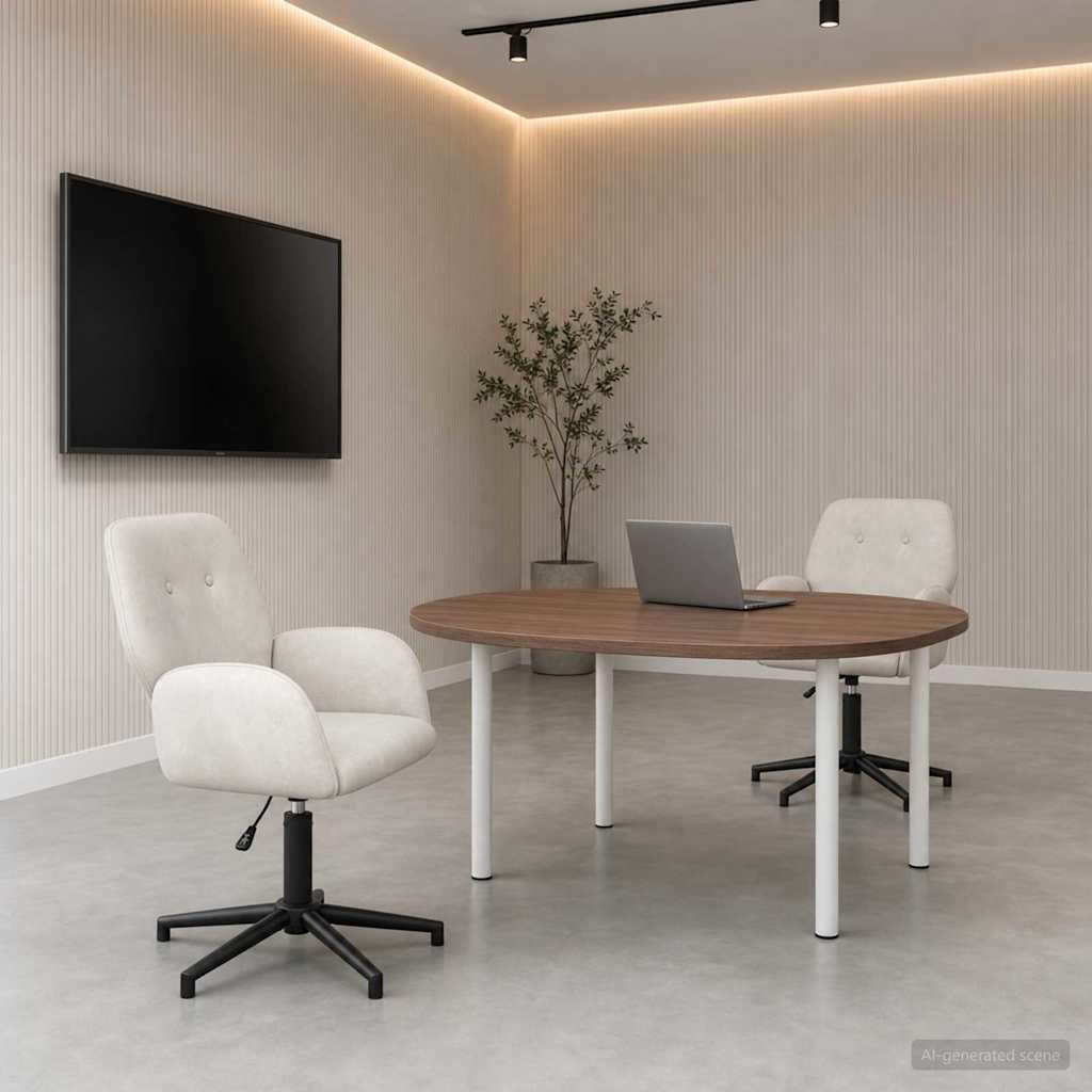 Sillas De Escritorio Giratorias 6 Uds. 54 X 55 X 90 Cm