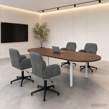 Sillas De Escritorio Giratorias 6 Uds. 54 X 55 X 90 Cm