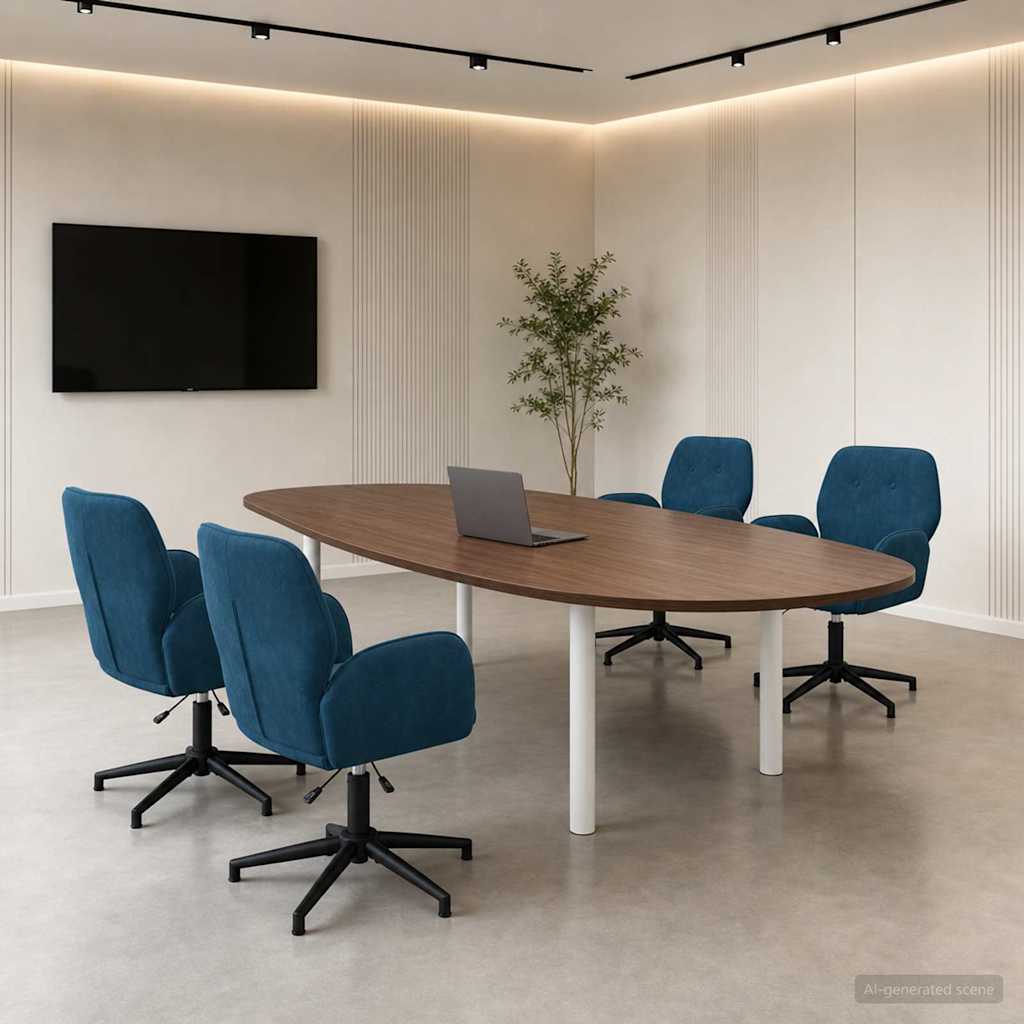 Sillas De Escritorio Giratorias 6 Uds. 54 X 55 X 90 Cm
