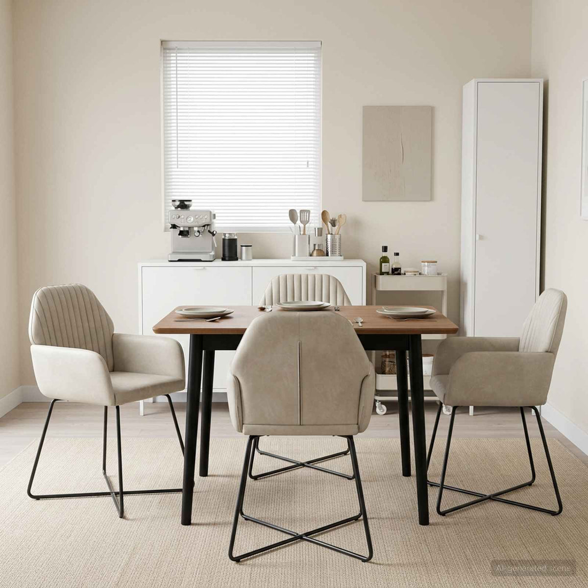 Sillas De Comedor 2 Uds. Terciopelo 55 X 50 X 84 Cm
