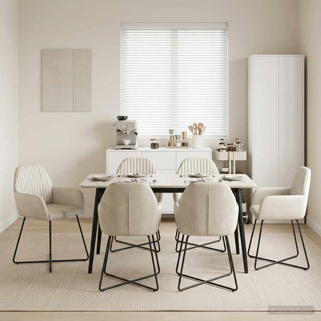 Sillas De Comedor 2 Uds. Terciopelo 55 X 50 X 84 Cm