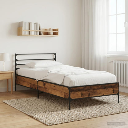 Estructura Cama Madera Ingeniería Metal