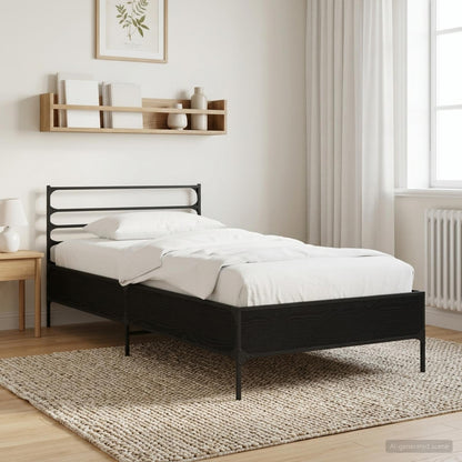Estructura Cama Madera Ingeniería Metal