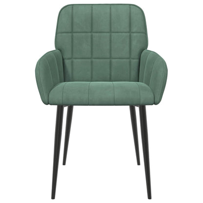 Sillas De Comedor 2 Uds. Terciopelo 56.5 X 50 X 85 Cm