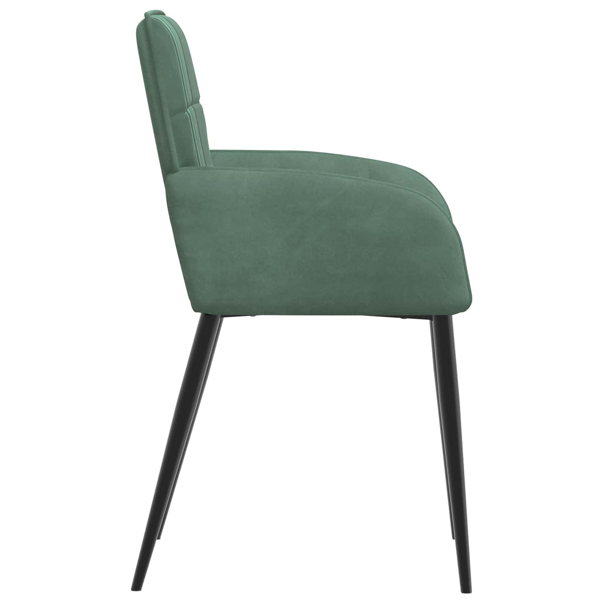 Sillas De Comedor 2 Uds. Terciopelo 56.5 X 50 X 85 Cm