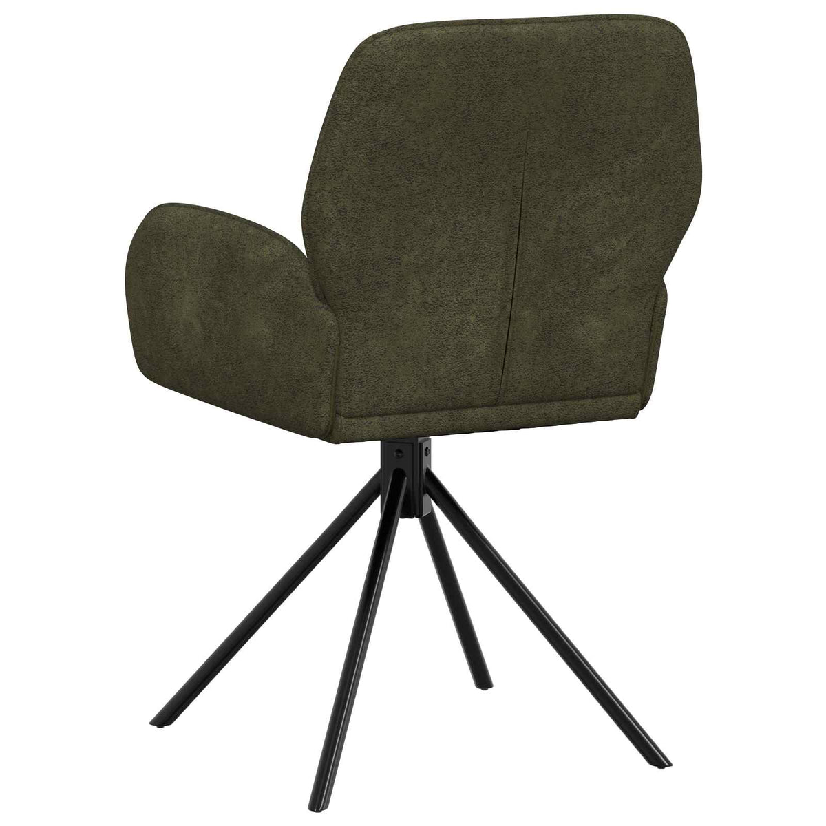 Sillas De Comedor Giratorias 2 Uds. Cuero De Suede Sintético