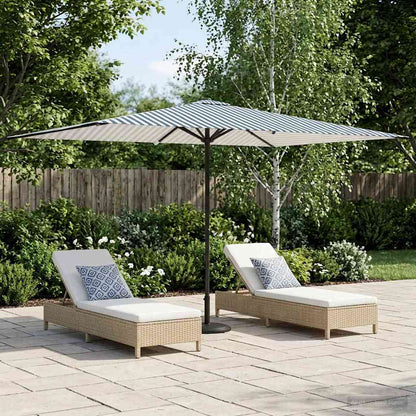 Sombrilla De Jardín 300 X 300 Cm Poliéster Rectangular