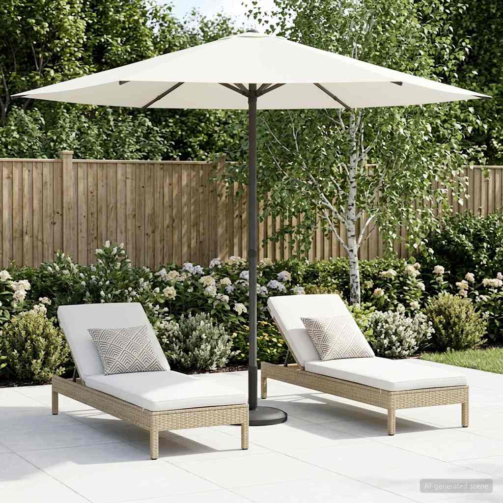 Sombrilla De Jardín 300 X 300 Cm Poliéster Rectangular