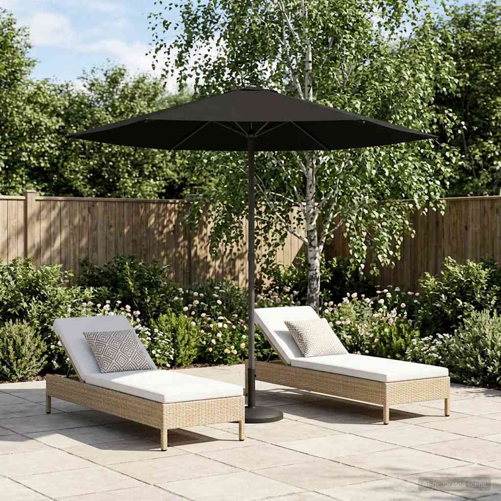 Sombrilla De Jardín 300 X 300 Cm Poliéster Rectangular